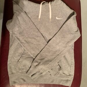 Nike Women's Heather Gray Crew Neck Sweater